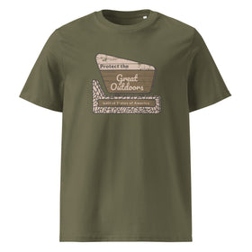Protect the Great Outdoors unisex organic t-shirt